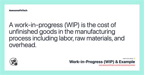 meaning of wip|wip work in progress.